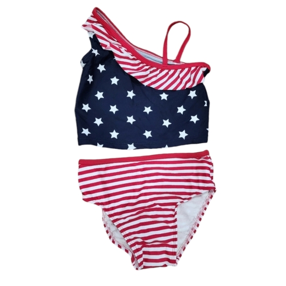 Childrens Place American Flag Bathing Suit C0091 - Picture 1 of 2